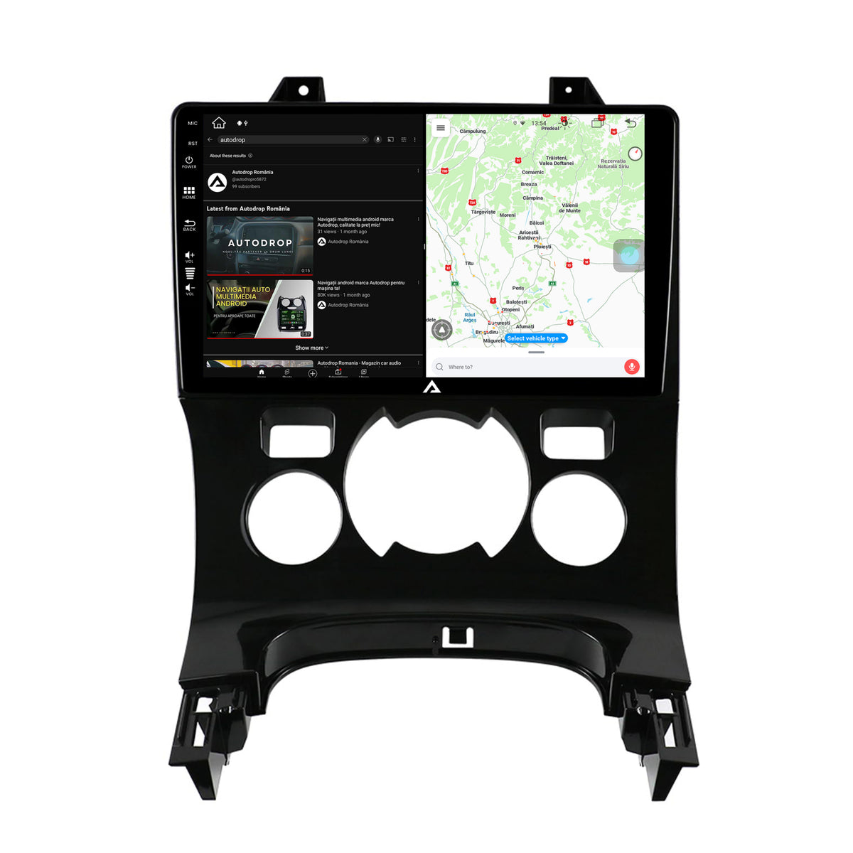 Navigatie Peugeot 3008/5008, Android, Z-Octacore / 8GB RAM + 256GB ROM, 9 Inch - AD-BGZ9008+AD-BGRKIT259