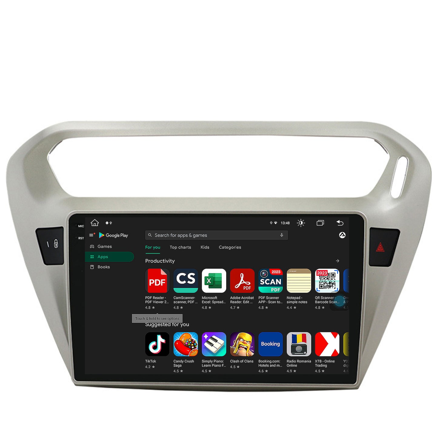 Navigatie Peugeot 301 / Citroen C-Elysee, Android, V-Octacore / 4GB RAM + 64GB ROM, 9.5 Inch - AD-BGV9004+AD-BGRKIT255