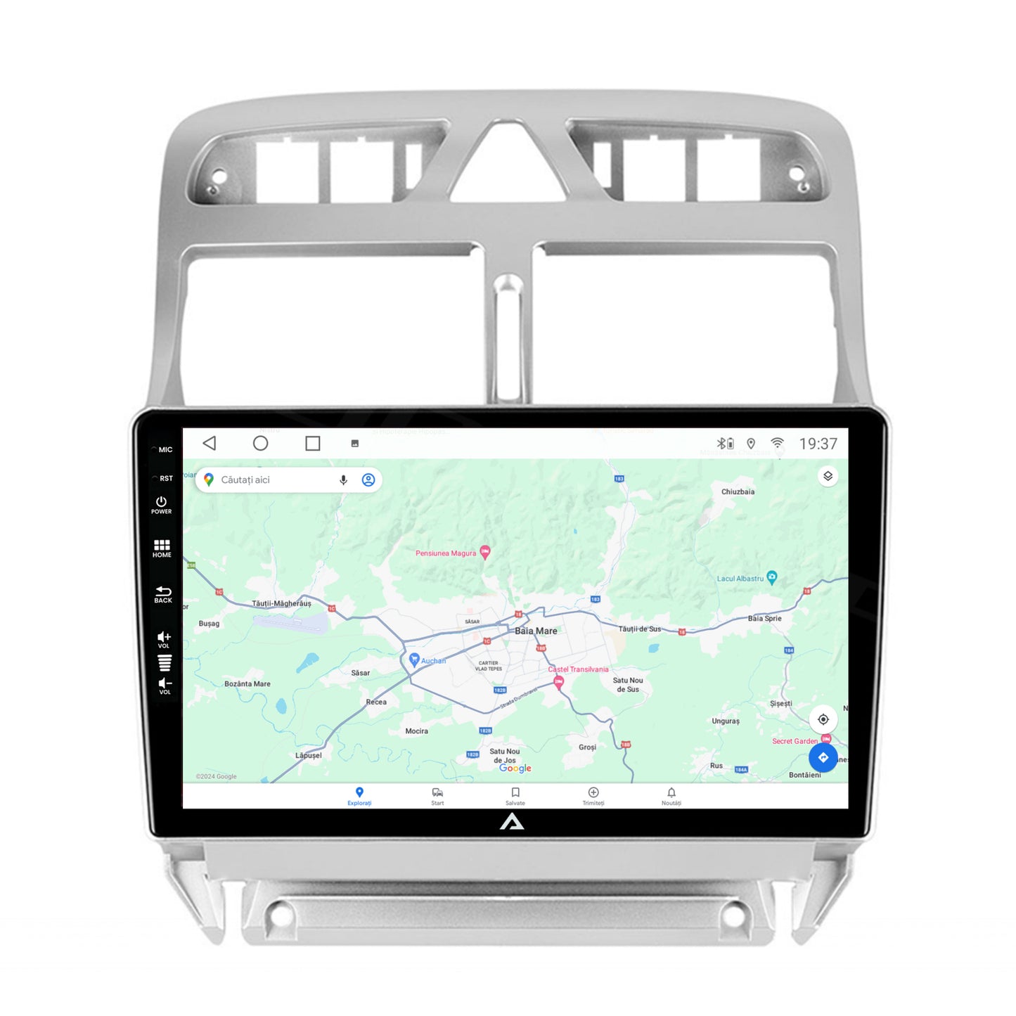 Navigatie Peugeot 307, Android, A-Octacore / 4GB RAM + 64GB ROM, 9 Inch - AD-BGA9004+AD-BGRKIT266
