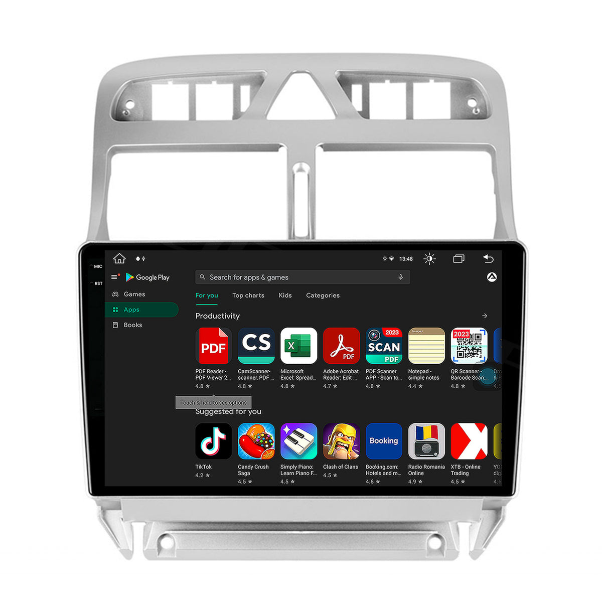 Navigatie Peugeot 307, Android, V-Octacore / 4GB RAM + 64GB ROM, 9.5 Inch - AD-BGV9004+AD-BGRKIT266