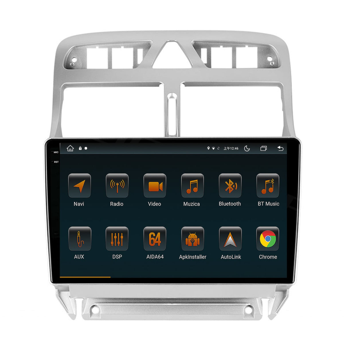 Navigatie Peugeot 307, Android, V-Octacore / 4GB RAM + 64GB ROM, 9.5 Inch - AD-BGV9004+AD-BGRKIT266