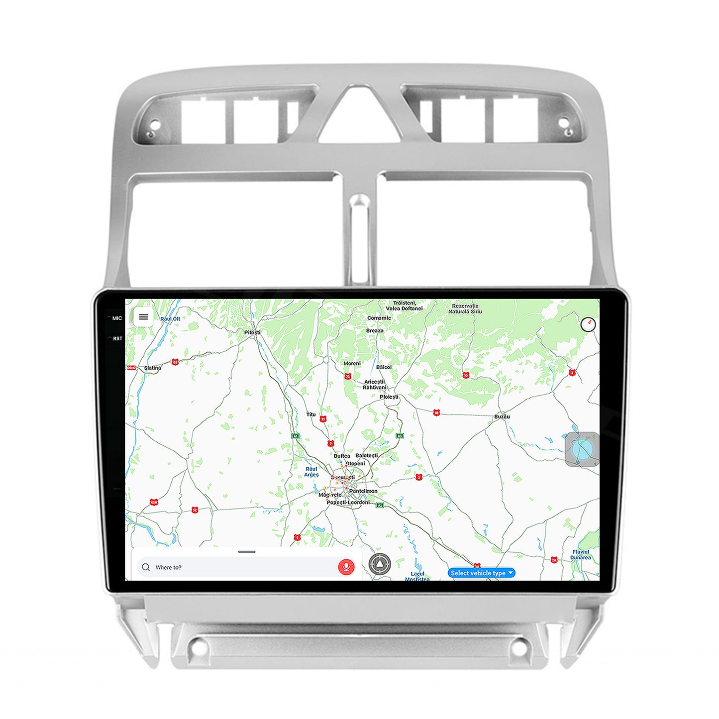 Navigatie Peugeot 307, Android, X-Octacore / 8GB RAM + 256GB ROM, 9.5 Inch - AD-BGX9008+AD-BGRKIT266S