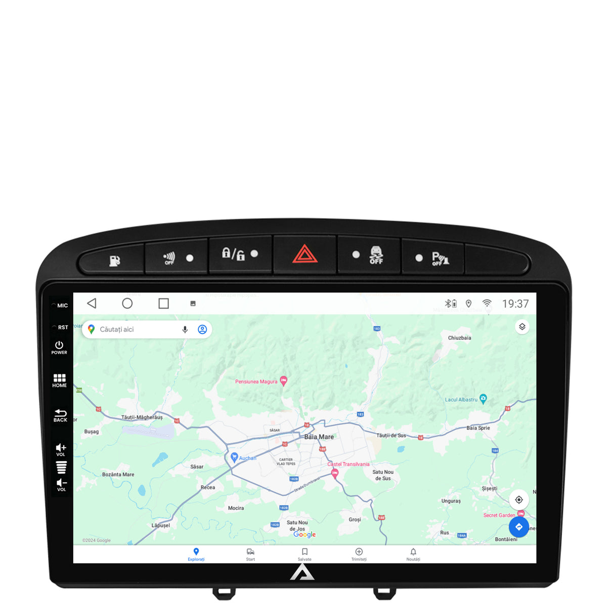 Navigatie Peugeot 308/408 (2008-2013), Android, A-Octacore / 4GB RAM + 64GB ROM, 9 Inch - AD-BGA9004+AD-BGRKIT265