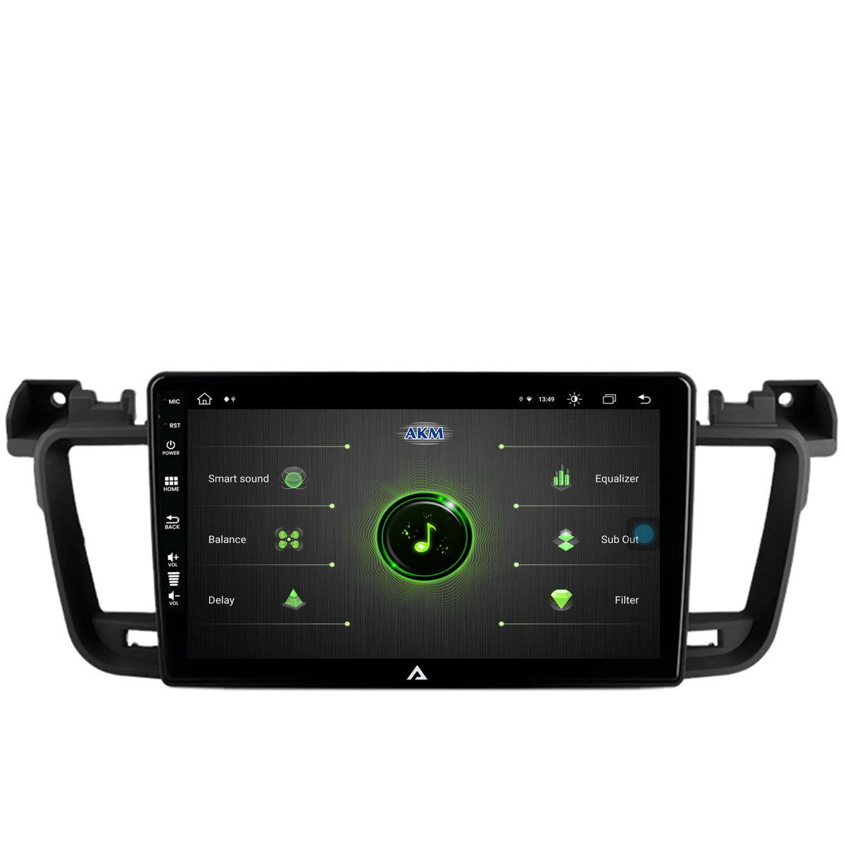 Navigatie Peugeot 508 (2010-2018), Android, Z-Octacore / 8GB RAM + 256GB ROM, 9 Inch - AD-BGZ9008+AD-BGRKIT264