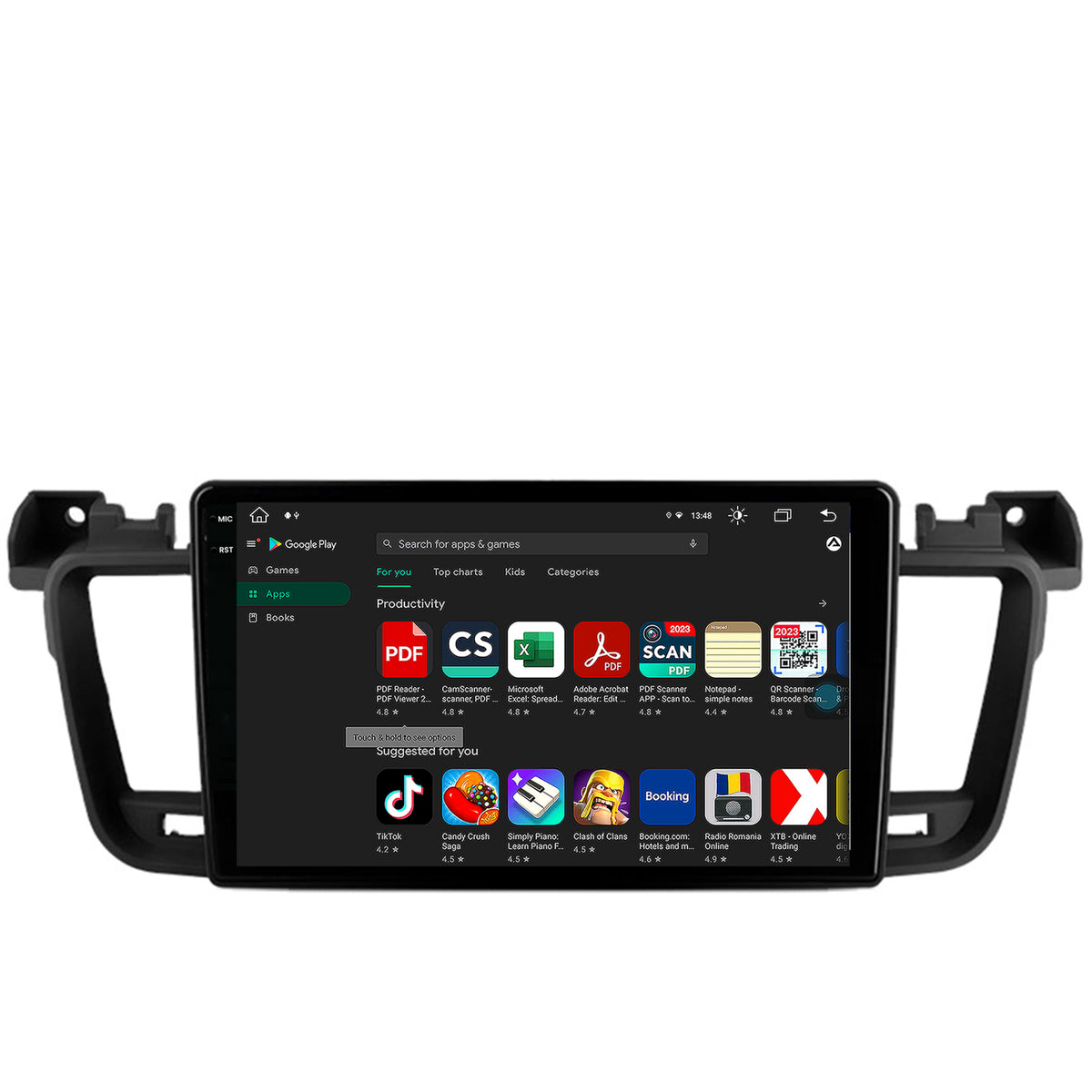 Navigatie Peugeot 508 (2010-2018), Android, X-Octacore / 8GB RAM + 256GB ROM, 9.5 Inch - AD-BGX9008+AD-BGRKIT264