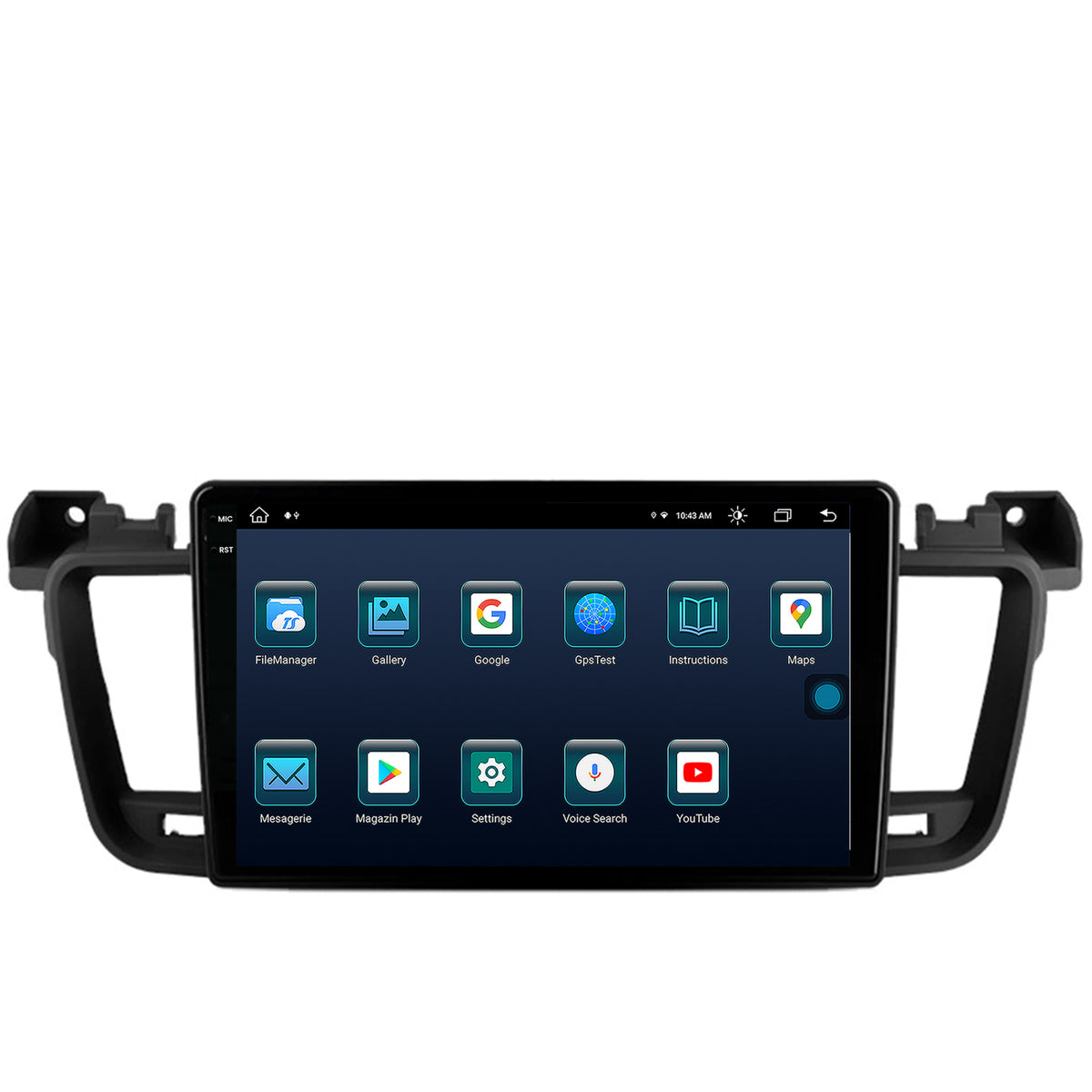 Navigatie Peugeot 508 (2010-2018), Android, X-Octacore / 8GB RAM + 256GB ROM, 9.5 Inch - AD-BGX9008+AD-BGRKIT264