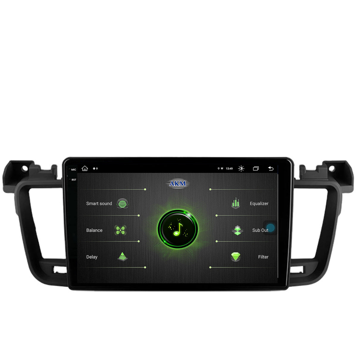 Navigatie Peugeot 508 (2010-2018), Android, X-Octacore / 8GB RAM + 256GB ROM, 9.5 Inch - AD-BGX9008+AD-BGRKIT264