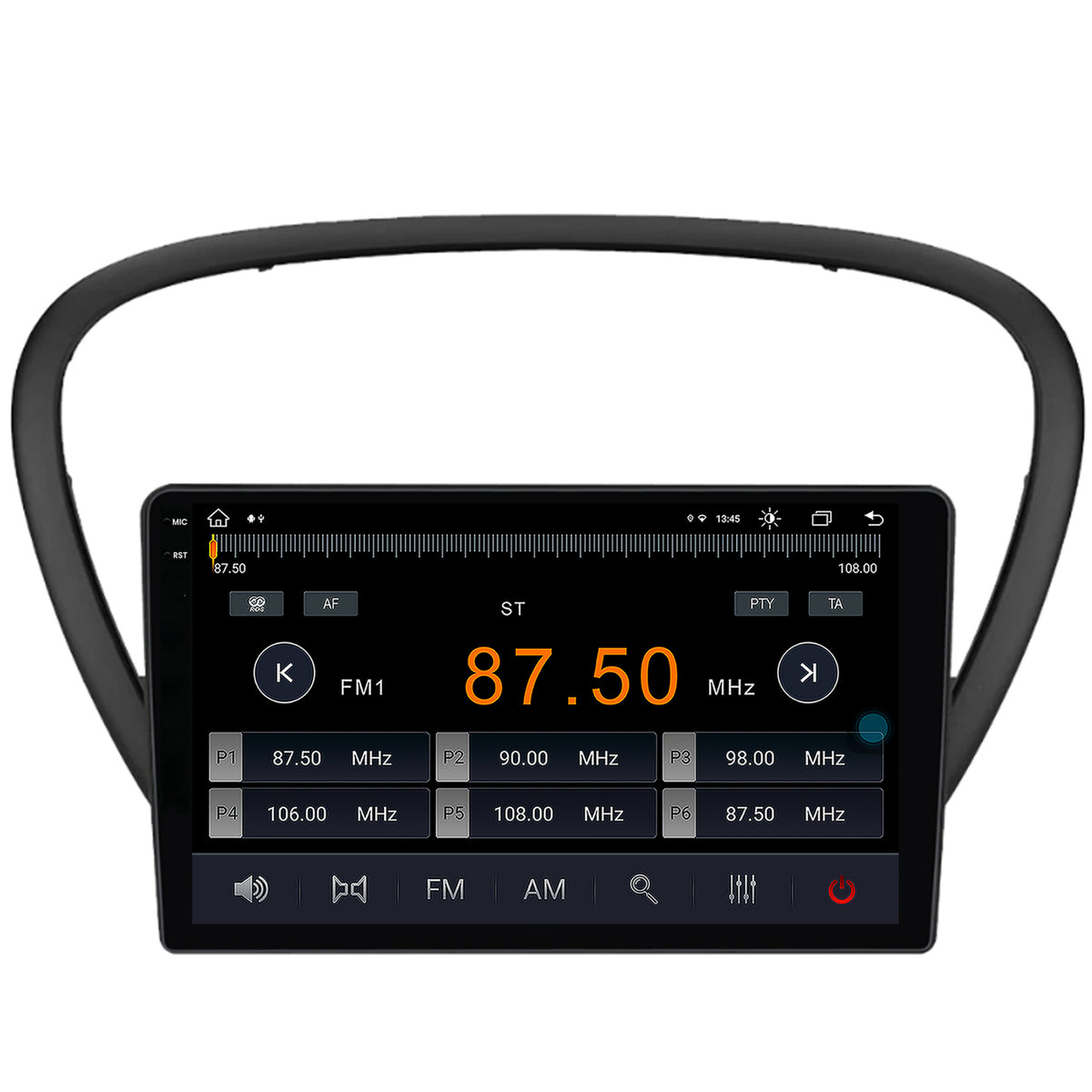 Navigatie Peugeot 607 (2004-2011), Android, V-Octacore / 4GB RAM + 64GB ROM, 9.5 Inch - AD-BGV9004+AD-BGRKIT266V4