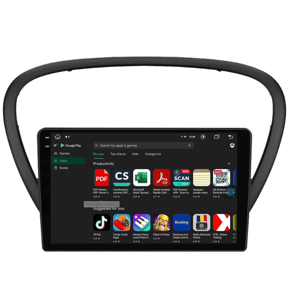 Navigatie Peugeot 607 (2004-2011), Android, V-Octacore / 4GB RAM + 64GB ROM, 9.5 Inch - AD-BGV9004+AD-BGRKIT266V4