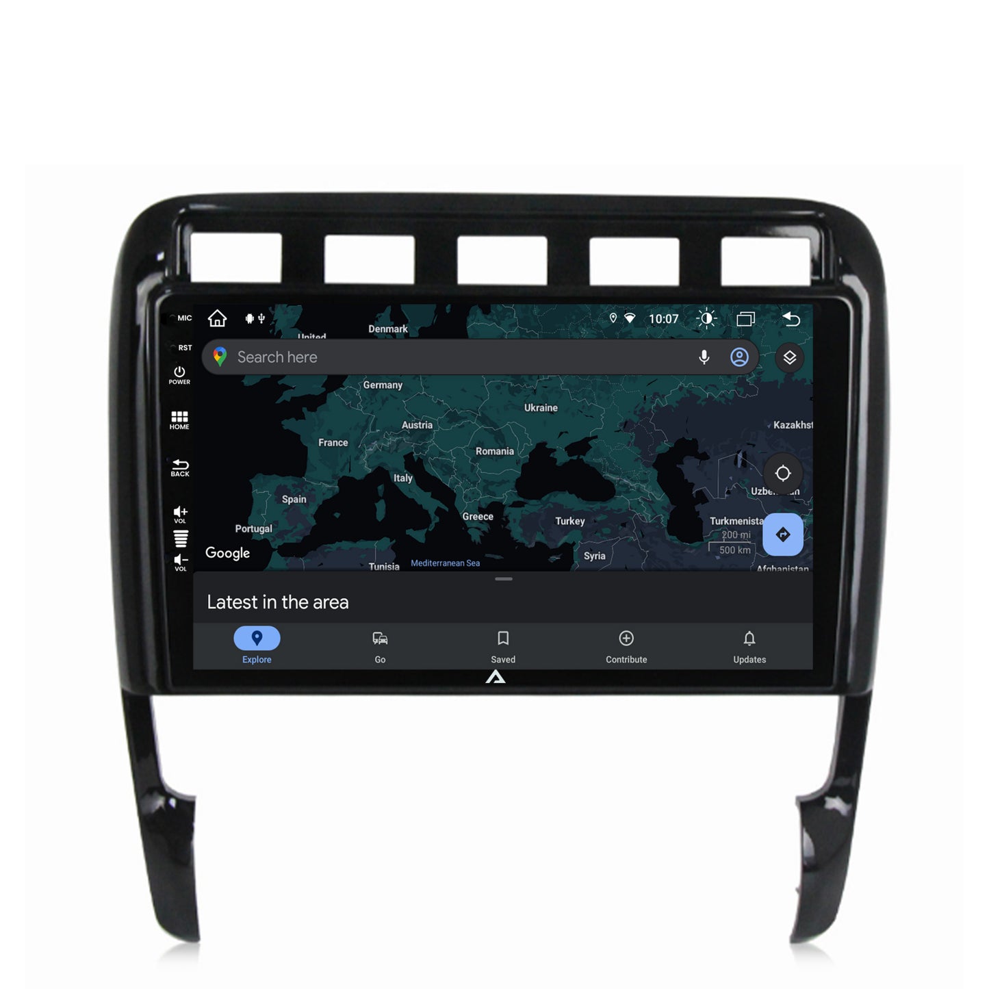 Navigatie Porsche Cayenne (2002-2010), Android, Z-Octacore / 8GB RAM + 256GB ROM, 9 Inch - AD-BGZ9008+AD-BGRKIT057