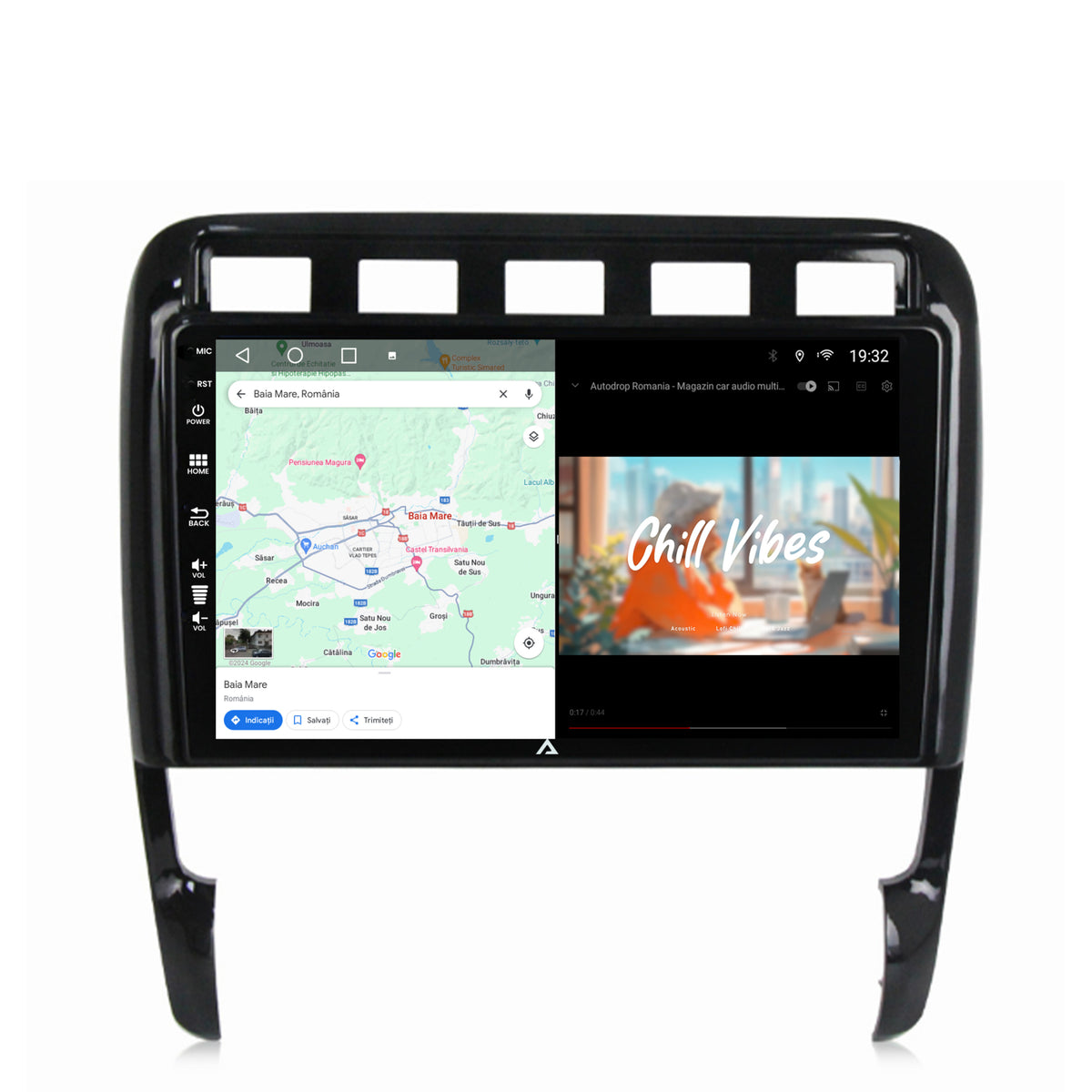 Navigatie Porsche Cayenne (2002-2010), Android, A-Octacore / 4GB RAM + 64GB ROM, 9 Inch - AD-BGA9004+AD-BGRKIT057