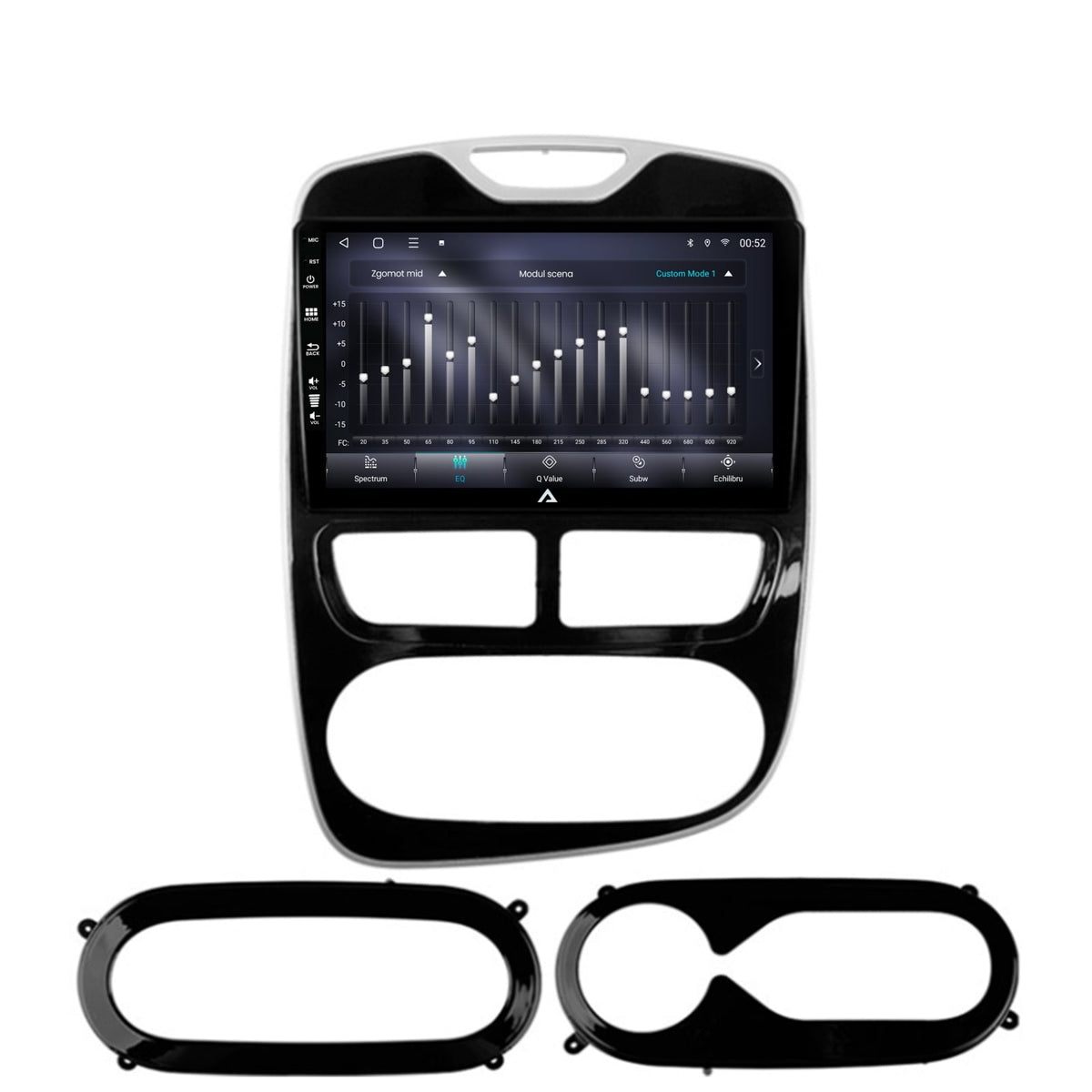 Navigatie Renault Clio IV (2012-2016), Android, E-Octacore / 2GB RAM + 32GB ROM, 9 Inch - AD-BGE9002+AD-BGRKIT369-1216