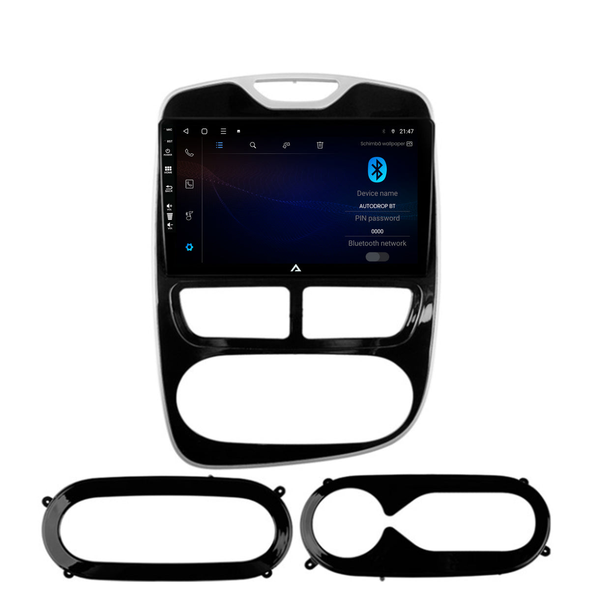 Navigatie Renault Clio IV (2012-2016), Android, E-Octacore / 2GB RAM + 32GB ROM, 9 Inch - AD-BGE9002+AD-BGRKIT369-1216