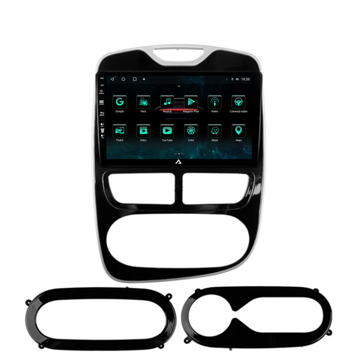 Navigatie Renault Clio IV (2012-2016), Android, A-Octacore / 4GB RAM + 64GB ROM, 9 Inch - AD-BGA9004+AD-BGRKIT369-1216