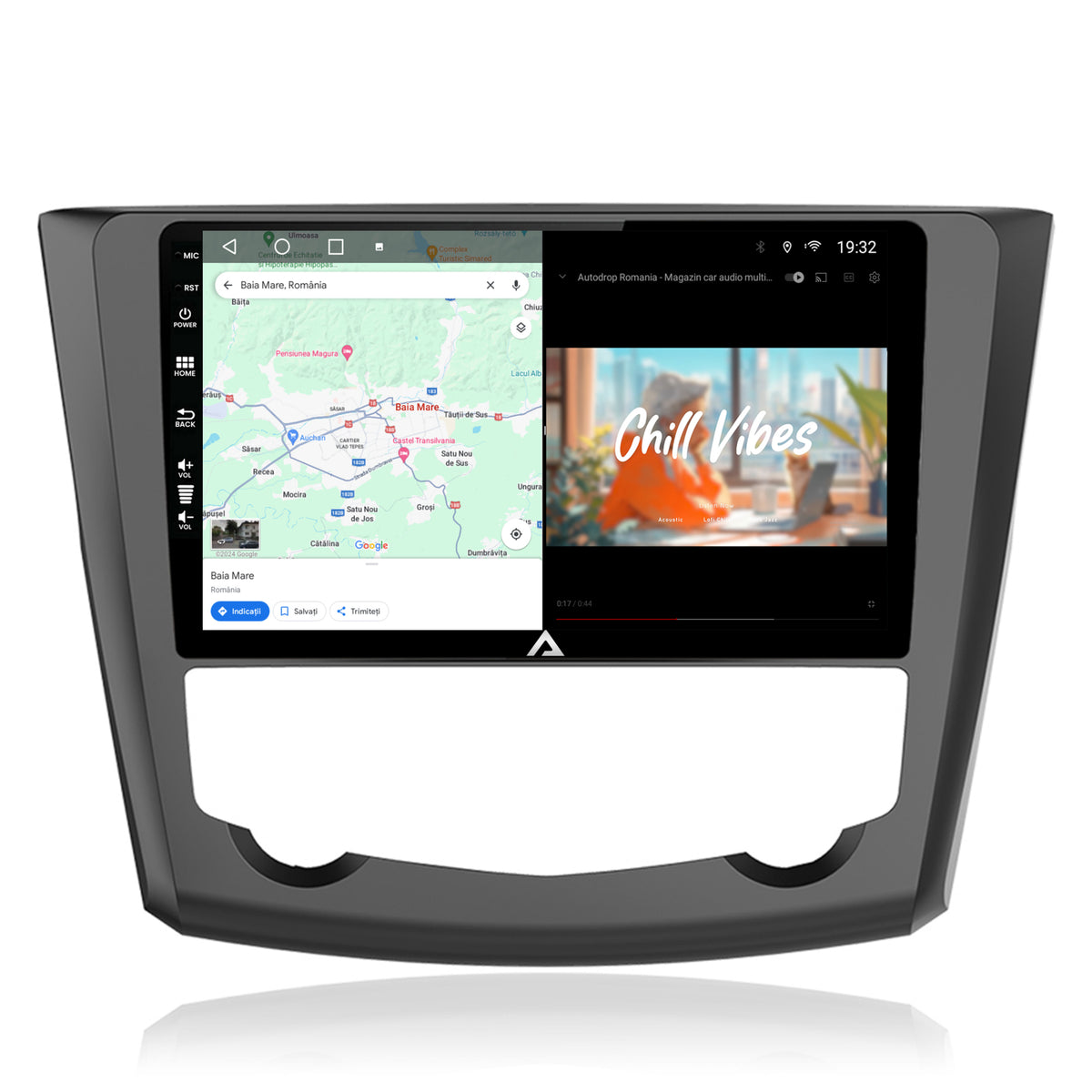 Navigatie Renault Kadjar, Android, A-Octacore / 4GB RAM + 64GB ROM, 9 Inch - AD-BGA9004+AD-BGRKIT364