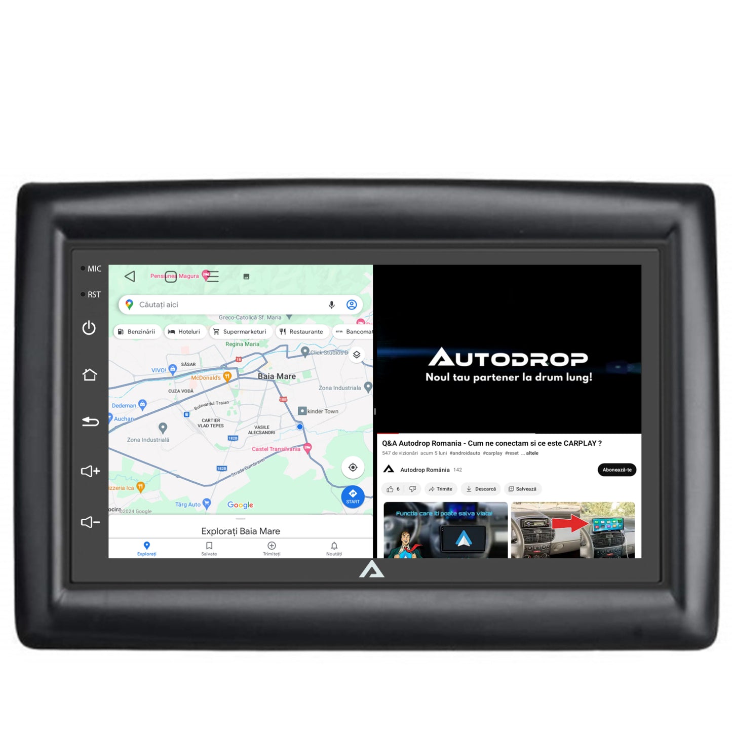 Navigatie Renault Megane 2 (2002-2009), Android, P-Octacore / 2GB RAM + 32GB ROM, 7 Inch - AD-BGP1002+AD-BGRRE0032DIN