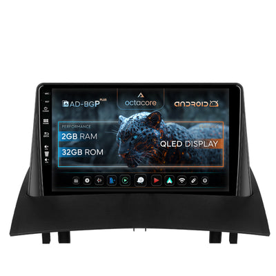 Navigatie Renault Megane 2 (2002-2009), Android, P-Octacore / 2GB RAM + 32GB ROM, 9 Inch - AD-BGP9002+AD-BGRKIT371
