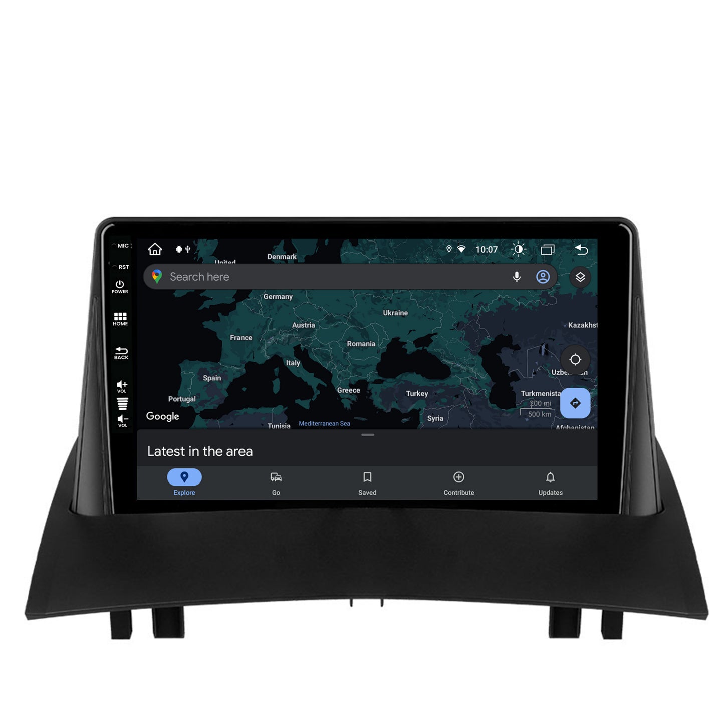 Navigatie Renault Megane 2 (2002-2009), Android, Z-Octacore / 8GB RAM + 256GB ROM, 9 Inch - AD-BGZ9008+AD-BGRKIT371
