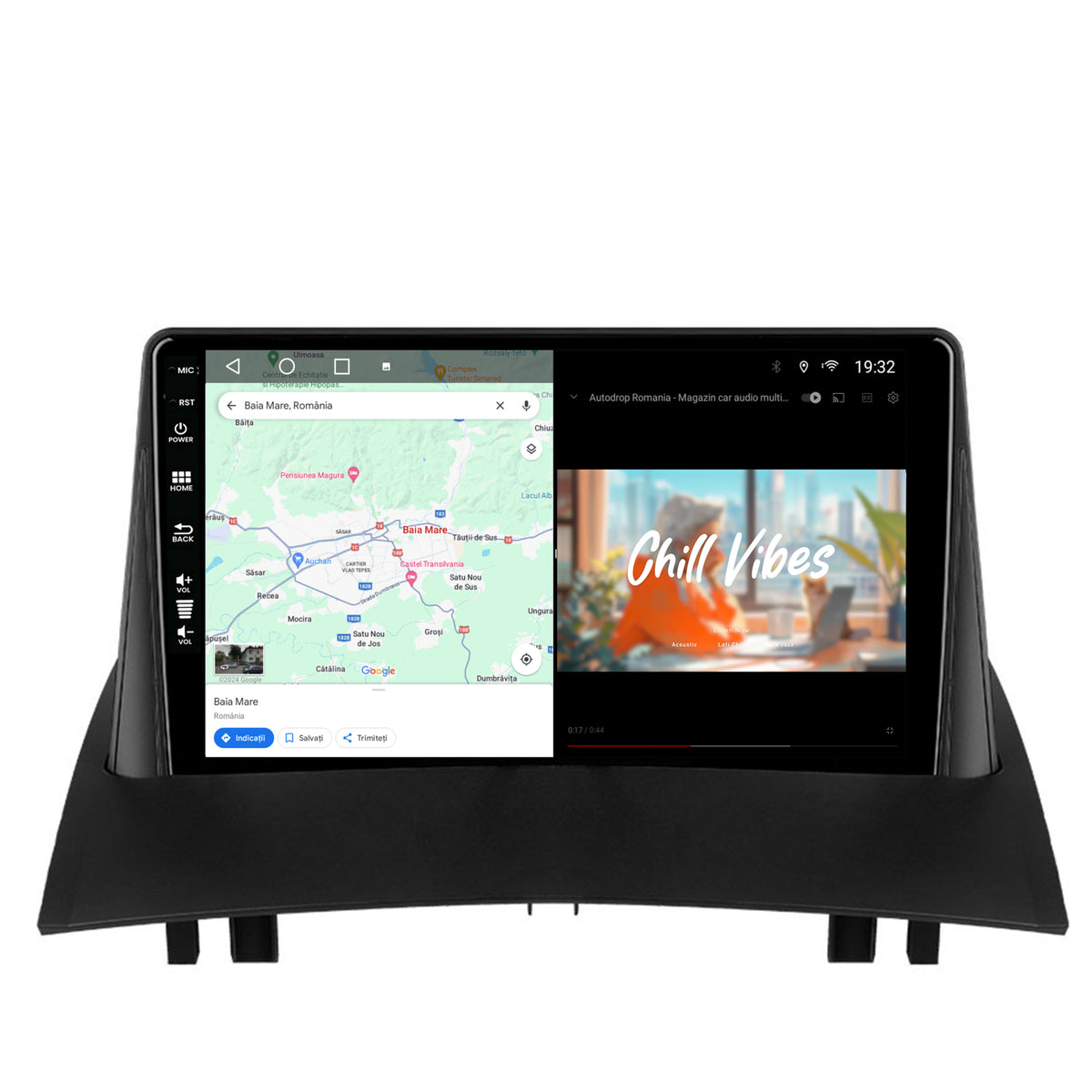Navigatie Renault Megane 2 (2002-2009), Android, A-Octacore / 4GB RAM + 64GB ROM, 9 Inch - AD-BGA9004+AD-BGRKIT371