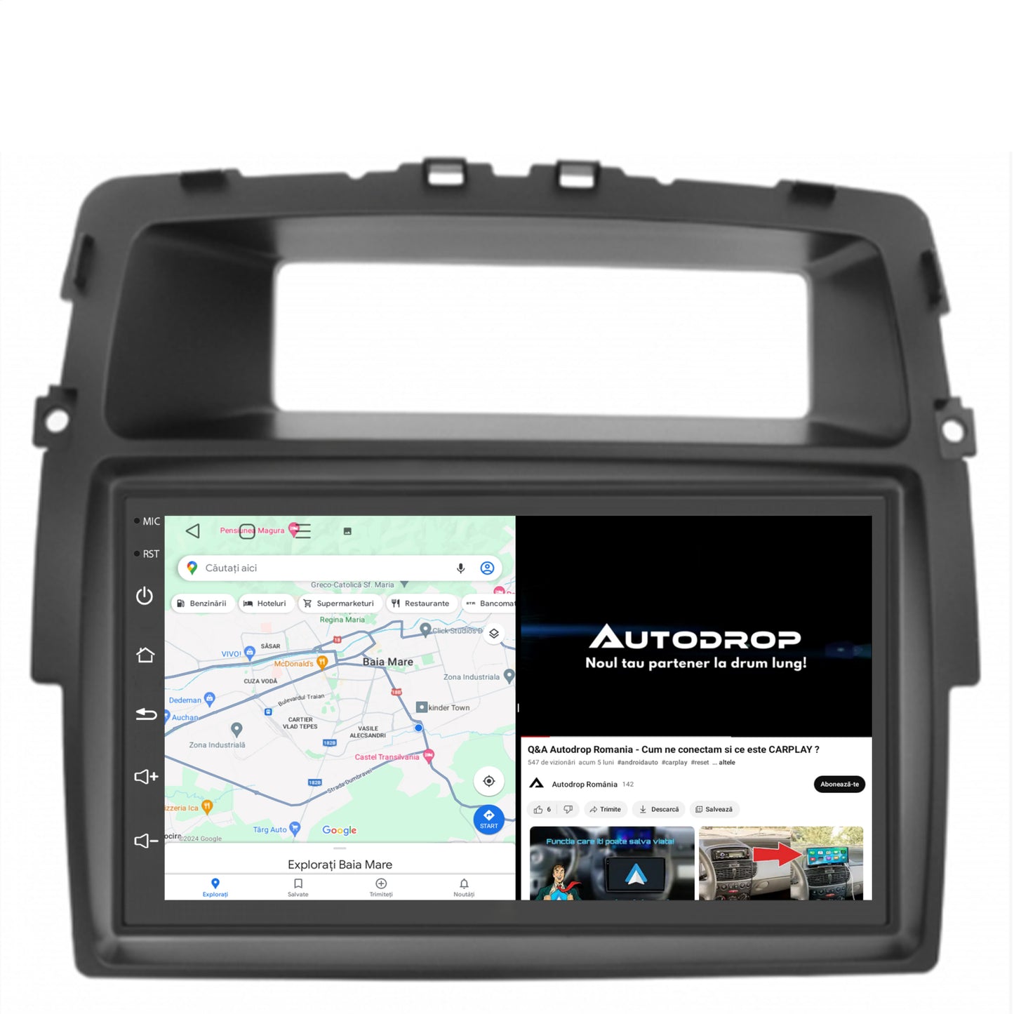 Navigatie Renault Traffic, Opel Vivaro, Nissan Primastar (2010+), Android, P-Octacore / 2GB RAM + 32 ROM, 7 Inch - AD-BGP1002+AD-BGRNI0122DIN