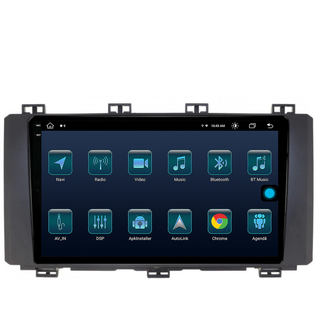 Navigatie Seat Ateca (2016-Prezent), Android, X-Octacore / 8GB RAM + 256GB ROM, 9.5 Inch - AD-BGX9008+AD-BGRKIT045V2