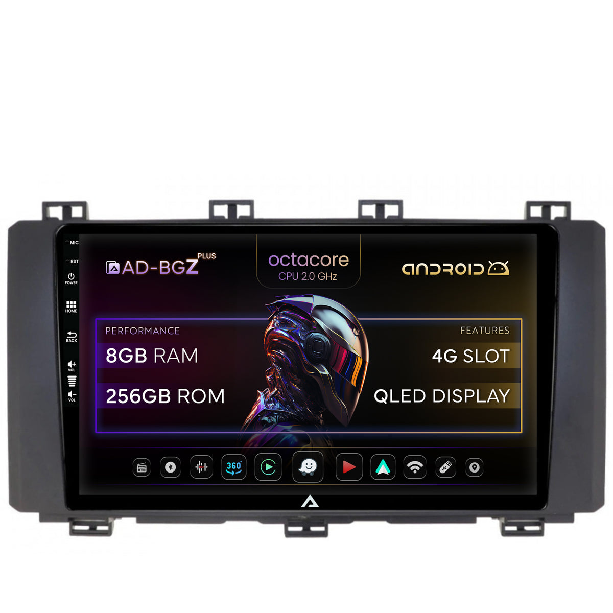 Navigatie Seat Ateca (2016-Prezent), Android, Z-Octacore / 8GB RAM + 256GB ROM, 9 Inch - AD-BGZ9008+AD-BGRKIT001