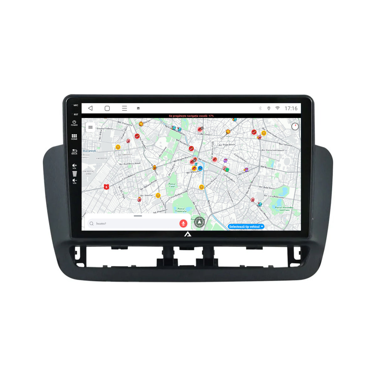 Navigatie Seat Ibiza IV (2014-2017), Android, A-Octacore / 4GB RAM + 64GB ROM, 9 Inch - AD-BGA9004+AD-BGRKIT062
