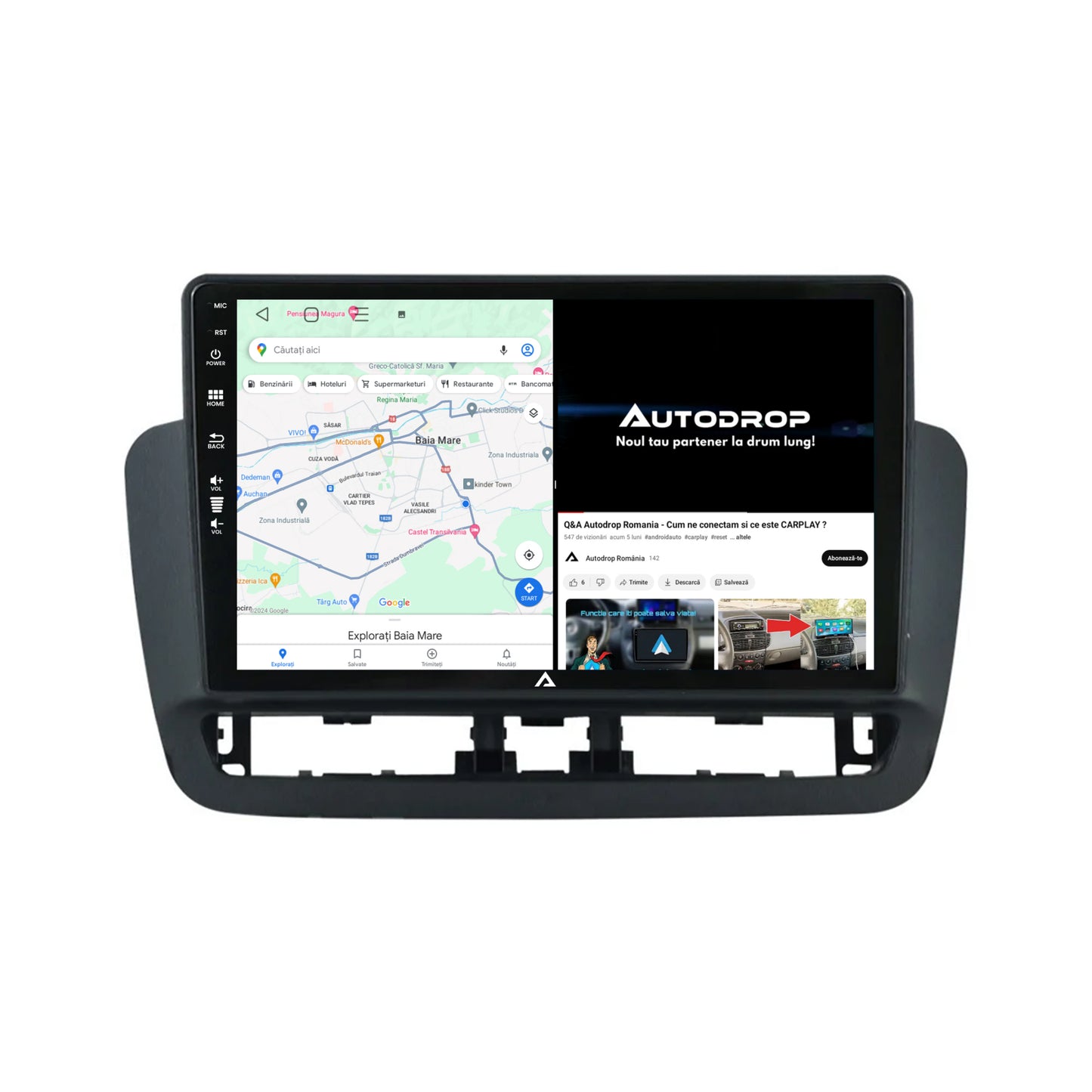 Navigatie Seat Ibiza IV (2014-2017), Android, A-Octacore / 4GB RAM + 64GB ROM, 9 Inch - AD-BGA9004+AD-BGRKIT062