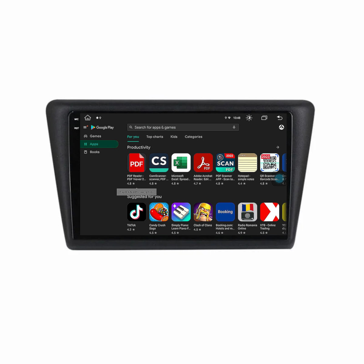 Navigatie Seat Toledo / Skoda Rapid (2012-2019), Android, V-Octacore / 4GB RAM + 64GB ROM, 9.5 Inch - AD-BGV9004+AD-BGRKIT026V2