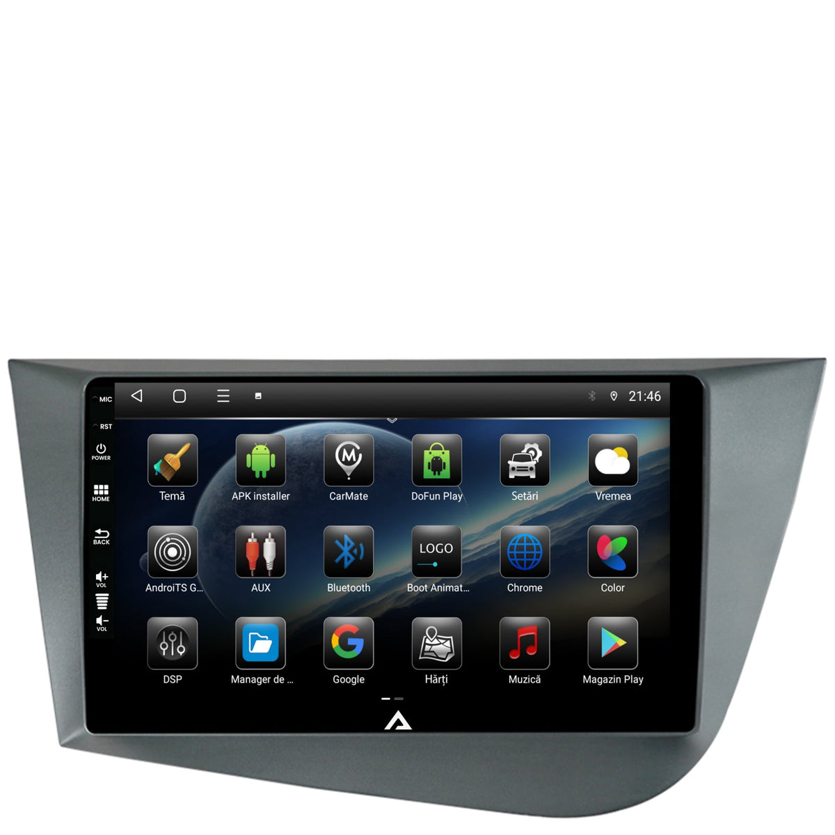 Navigatie Seat Leon (2005-2012), Android, E-Octacore / 2GB RAM + 32GB ROM, 9 Inch - AD-BGE9002+AD-BGRKIT052