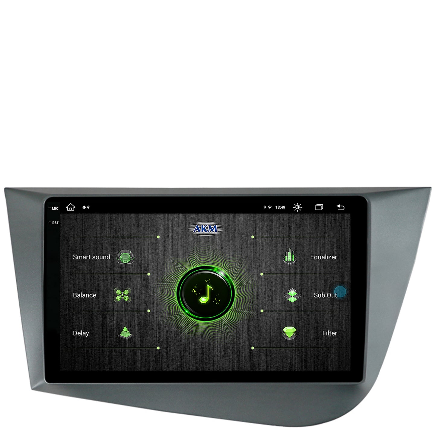 Navigatie Seat Leon (2005-2012), Android, X-Octacore / 8GB RAM + 256GB ROM, 9.5 Inch - AD-BGX9008+AD-BGRKIT052