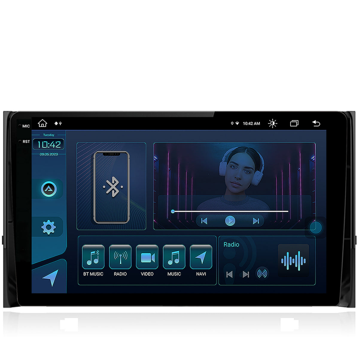 Navigatie Skoda Kodiaq, Android, X-Octacore / 8GB RAM + 256GB ROM, 10.36 Inch - AD-BGX10008+AD-BGRKIT028
