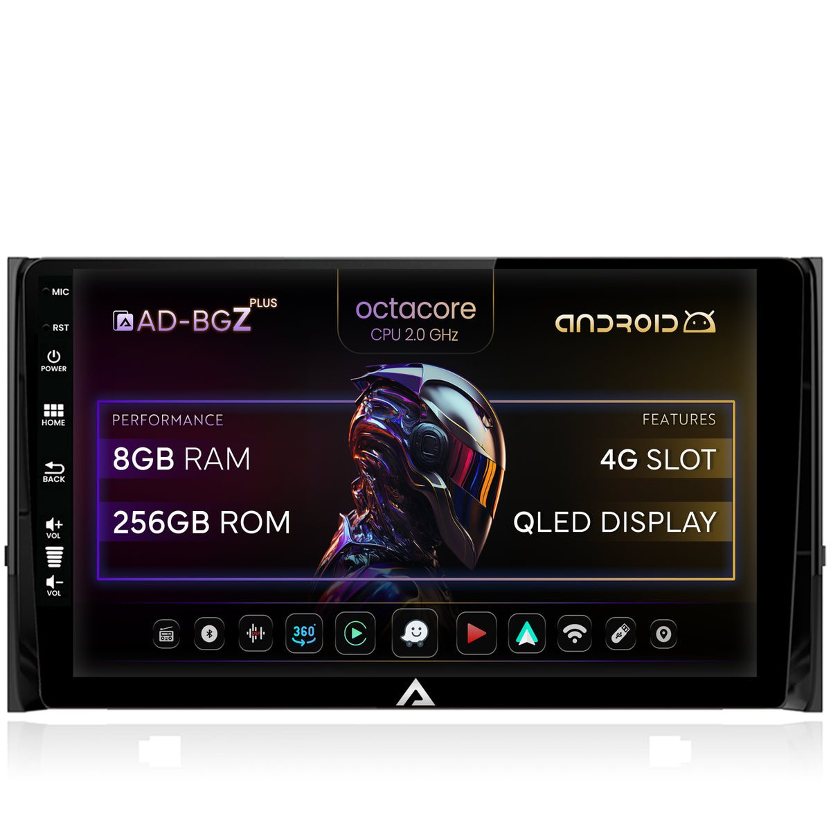 Navigatie Skoda Kodiaq, Android, Z-Octacore / 8GB RAM + 256GB ROM, 10.1 Inch - AD-BGZ10008+AD-BGRKIT028