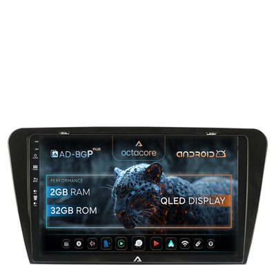 Navigatie Skoda Octavia 3 (2013-2018), Android, P-Octacore / 2GB RAM + 32GB ROM, 10.1 Inch - AD-BGP10002+AD-BGRKIT026