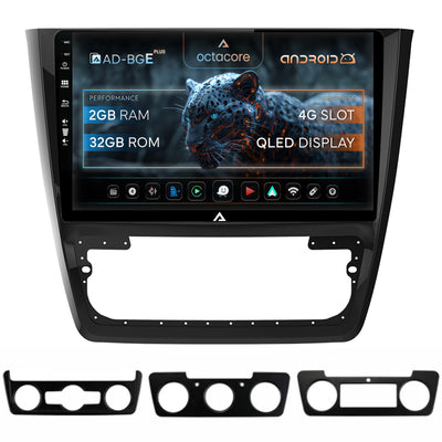 Navigatie Skoda Yeti, Android, E-Octacore / 2GB RAM + 32GB ROM, 10.1 Inch - AD-BGE10002+AD-BGRKIT040