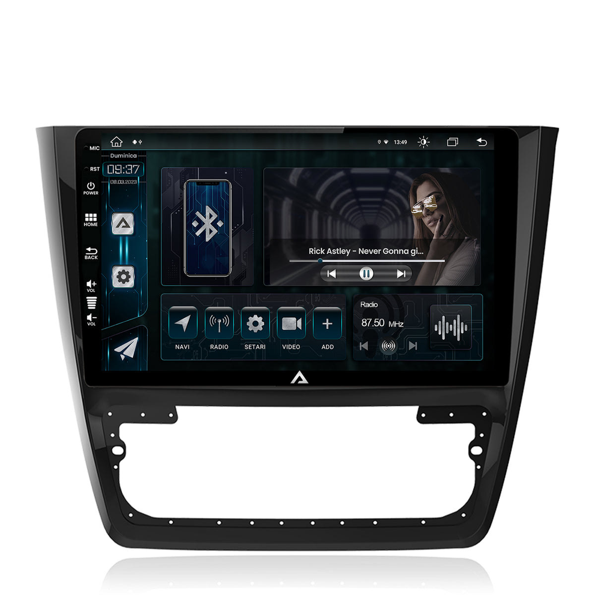 Navigatie Skoda Yeti, Android, Z-Octacore / 8GB RAM + 256GB ROM, 10.1 Inch - AD-BGZ10008+AD-BGRKIT040
