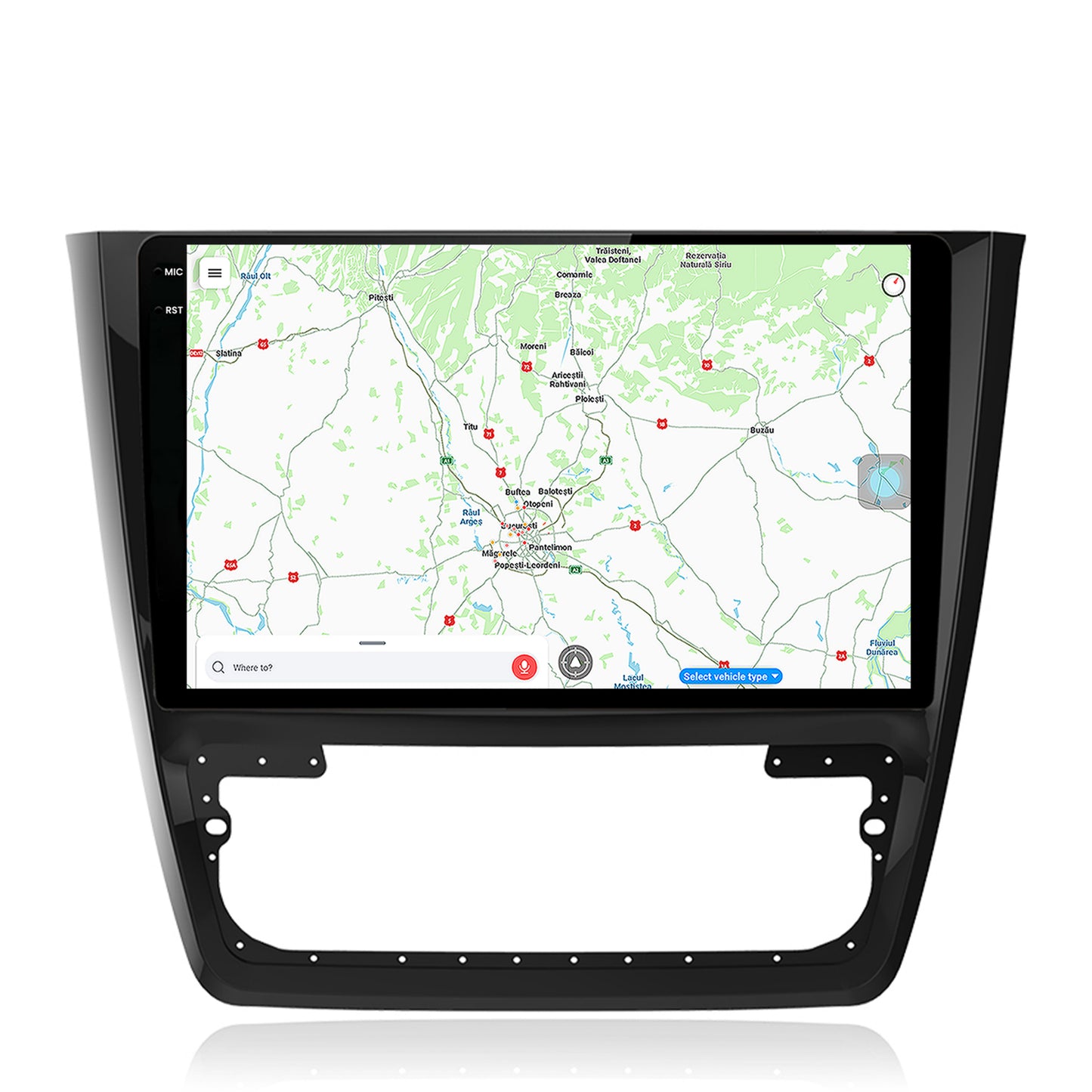 Navigatie Skoda Yeti, Android, V-Octacore / 4GB RAM + 64GB ROM, 10.36 Inch - AD-BGV10004+AD-BGRKIT040