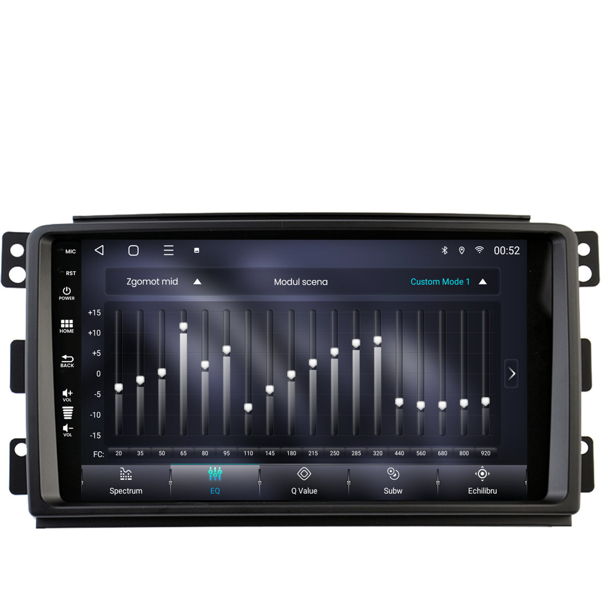 Navigatie Smart For Two (2007-2010), Android, E-Octacore / 2GB RAM + 32GB ROM, 9 Inch - AD-BGE9002+AD-BGRKIT417