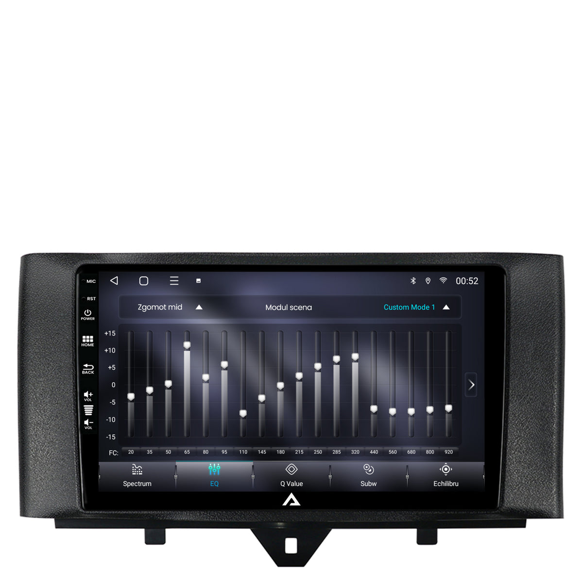 Navigatie Smart For Two (2010-2015), Android, P-Octacore / 2GB RAM + 32GB ROM, 9 Inch - AD-BGP9002+AD-BGRKIT409