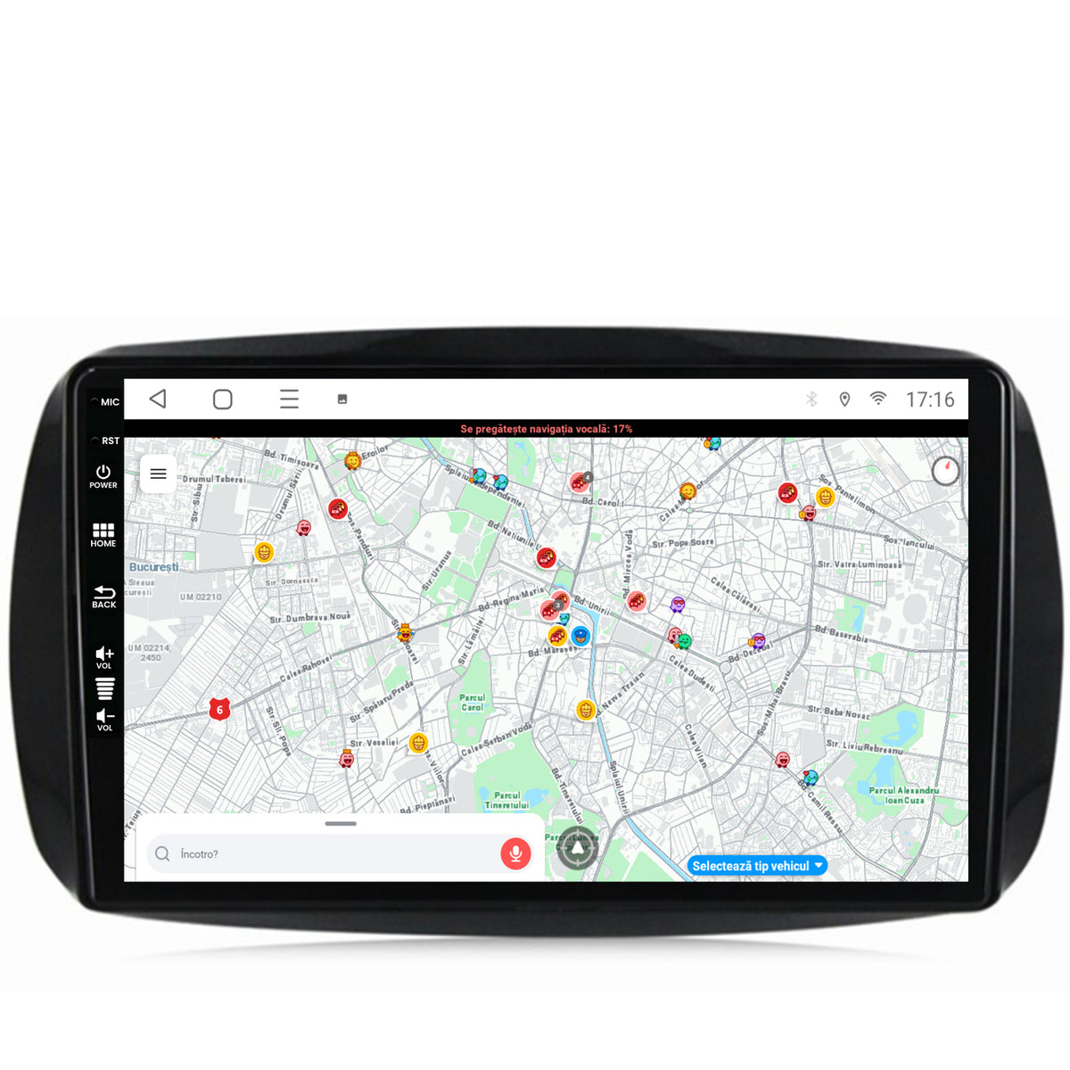 Navigatie Smart For Two (2016-Prezent), Android, E-Octacore / 2GB RAM + 32GB ROM, 9 Inch - AD-BGE9002+AD-BGRKIT412