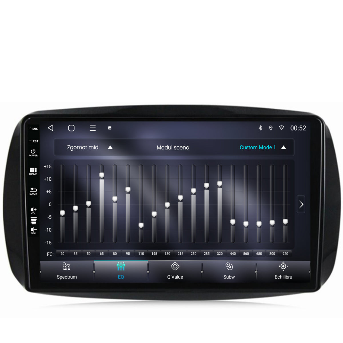 Navigatie Smart For Two (2016-Prezent), Android, E-Octacore / 2GB RAM + 32GB ROM, 9 Inch - AD-BGE9002+AD-BGRKIT412