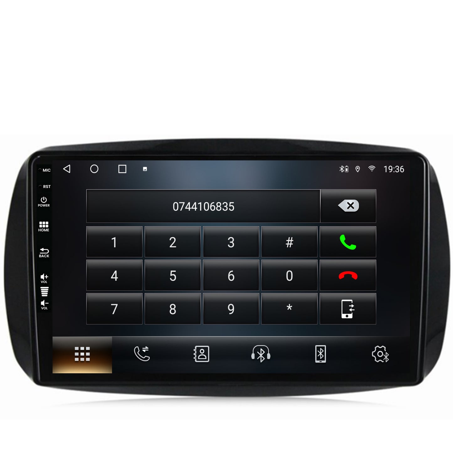 Navigatie Smart For Two (2016-Prezent), Android, A-Octacore / 4GB RAM + 64GB ROM, 9 Inch - AD-BGA9004+AD-BGRKIT412