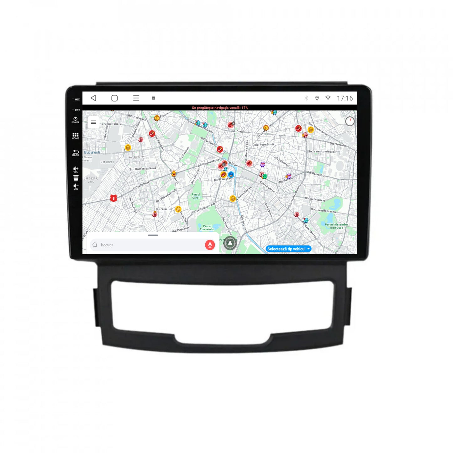 Navigatie Ssang Yong Korando (2010-2013), Android, E-Octacore / 2GB RAM + 32GB ROM, 9 Inch - AD-BGE9002+AD-BGRKIT432