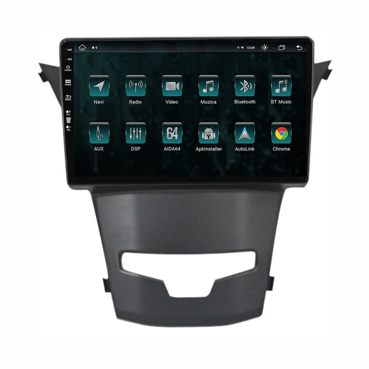 Navigatie Ssang Yong Korando (2013-2019), Android, A-Octacore / 4GB RAM + 64GB ROM, 9 Inch - AD-BGA9004+AD-BGRKIT441