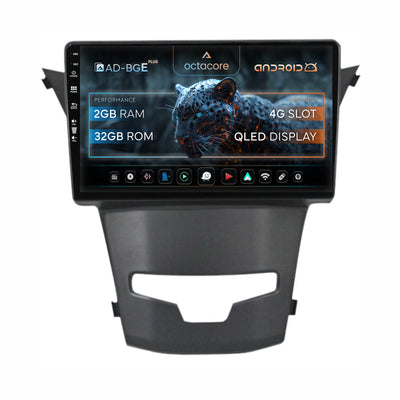 Navigatie Ssang Yong Korando (2013-2019), Android, E-Octacore / 2GB RAM + 32GB ROM, 9 Inch - AD-BGE9002+AD-BGRKIT441