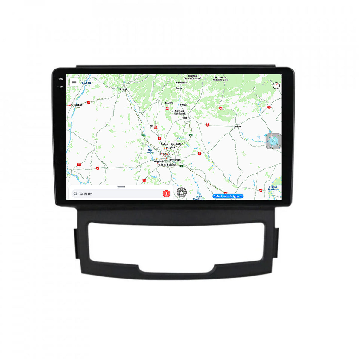 Navigatie Ssang Yong Korando (2010-2013), Android, X-Octacore / 8GB RAM + 256GB ROM, 9.5 Inch - AD-BGX9008+AD-BGRKIT432