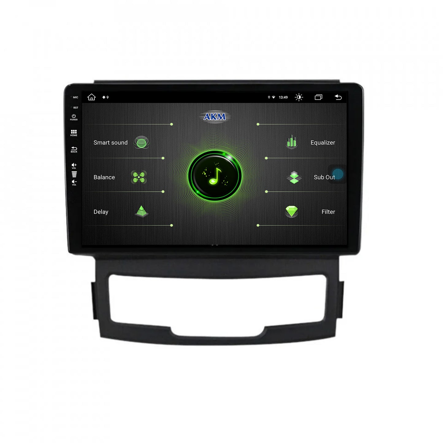 Navigatie Ssang Yong Korando (2010-2013), Android, Z-Octacore / 8GB RAM + 256GB ROM, 9 Inch - AD-BGZ9008+AD-BGRKIT432