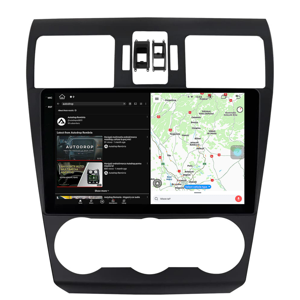 Navigatie Subaru Forester (2012-2018), Android, X-Octacore / 8GB RAM + 256GB ROM, 9.5 Inch - AD-BGX9008+AD-BGRKIT334