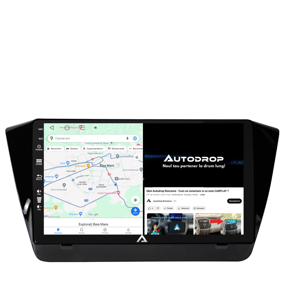 Navigatie Superb 3 (2015+), Android, E-Octacore / 2GB RAM + 32GB ROM, 10.1 Inch - AD-BGE10002+AD-BGRKIT034