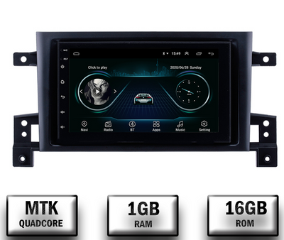 Navigatie Suzuki Grand Vitara (2004-2014), Android, P-Quadcore / 1GB RAM + 16 ROM, 7 Inch - AD-BGP1001+AD-BGRSU0122DIN